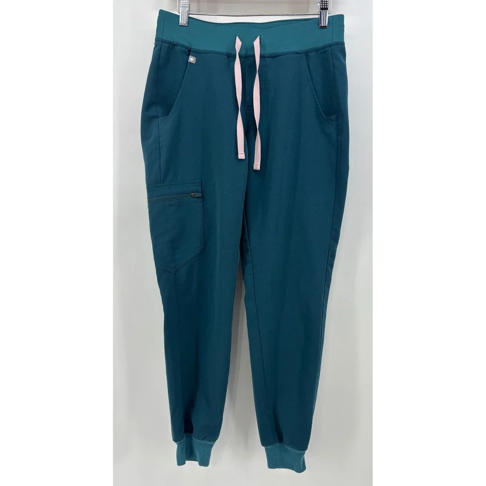 FIGS Technical Collection Zamora Jogger Scrub Pants Women's XS Teal